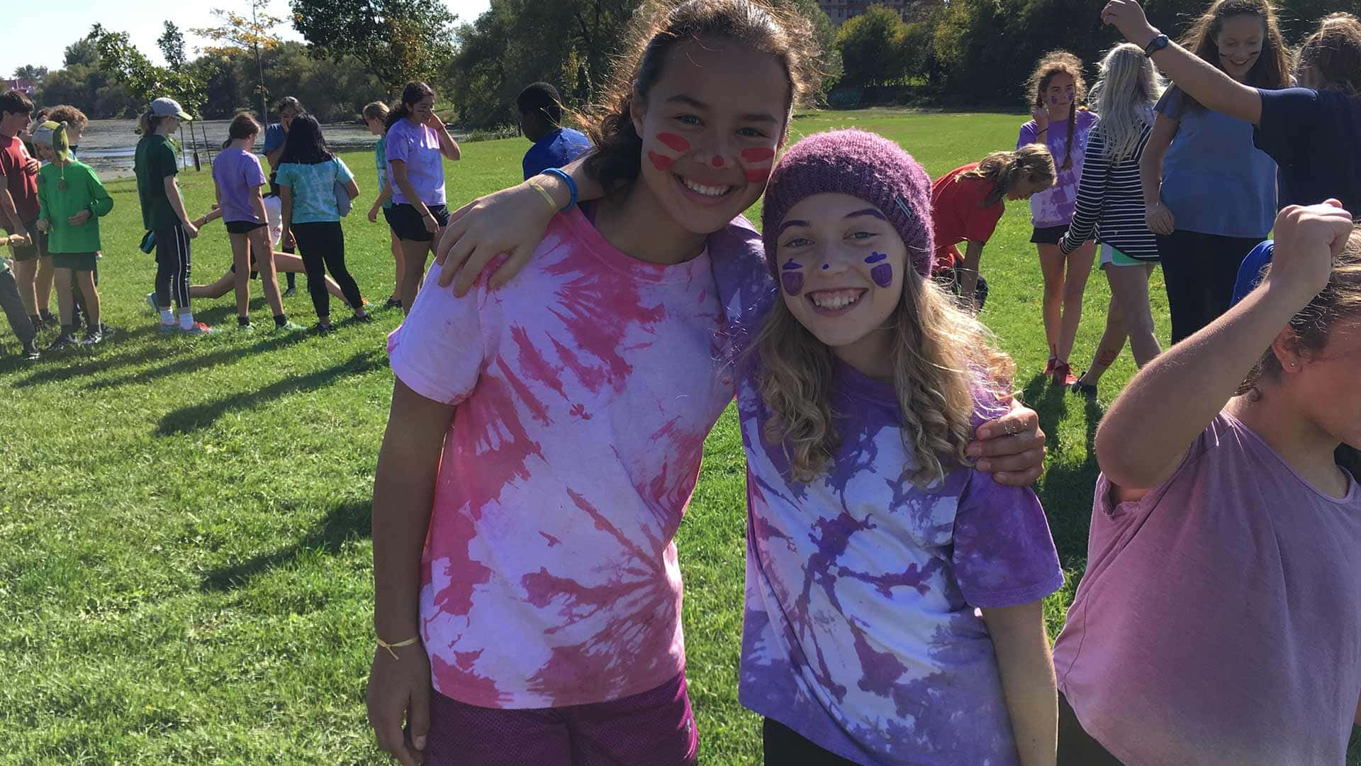 Picture of two students smilling