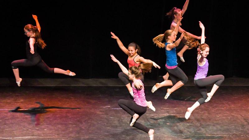 Picture of students performaing ballet