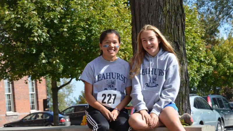 Picture of two students posing for a photo