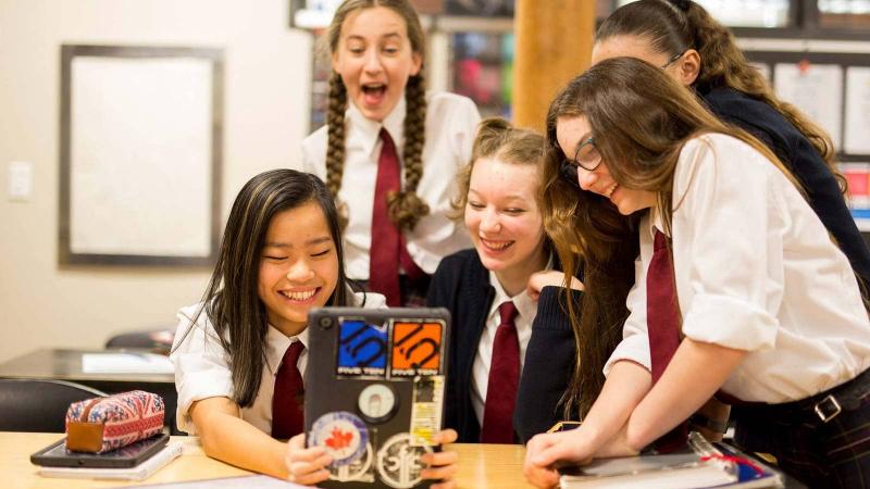 Picture of a group of students in a classroom